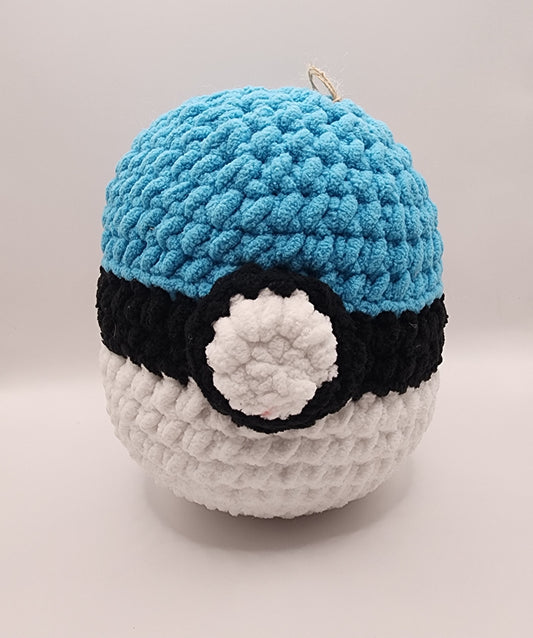 Crochet Large Blue Poké ball